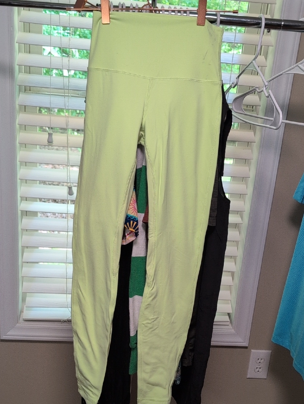 lululemon athletica Neon Lime Green Leggings